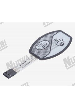 Мембрана сенсорної панелі 2 кнопки - 1 LED - 4 контакти - для BEZZERA ELLISSE S. (5660505)
