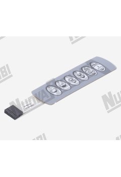 Мембрана сенсорної панелі 6 кнопок - 6 LED - 8+8 контактів - для BEZZERA ELLISSE (5660501)