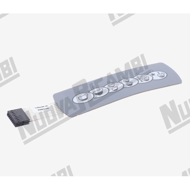 Мембрана сенсорной панели 6 кнопок с программой ЧАЙ - 6 LED - 8+8 контактов - для BEZZERA ELLISSE TE (5660503) Мембрана сенсорной панели 6 кнопок с программой ЧАЙ - 6 LED - 8+8 контактов - для BEZZERA ELLISSE TE (5660503)-703373