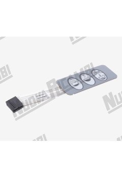 Мембрана сенсорної панелі 3 кнопки - 3 LED - 7+7 контактів - для BEZZERA (5660517)