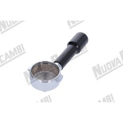 Портафільтр "NR" з полірованою ручкою M12 - з'єднання носика 3/8 - пружина фіксації фільтра - для LA SPAZIALE