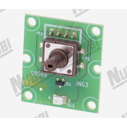 Плата сенсорной панели 1 кнопка - 1 LED - 4 контакта