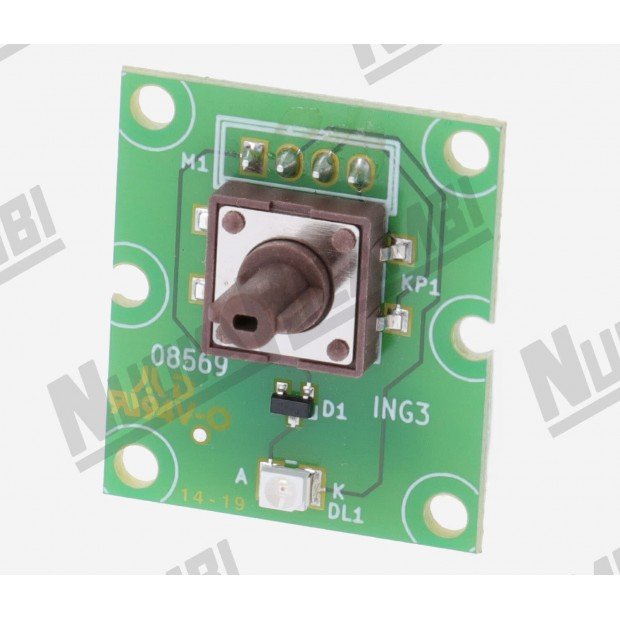 Плата сенсорной панели 1 кнопка - 1 LED - 4 контакта - для LA SPAZIALE S5 (08503)-703557