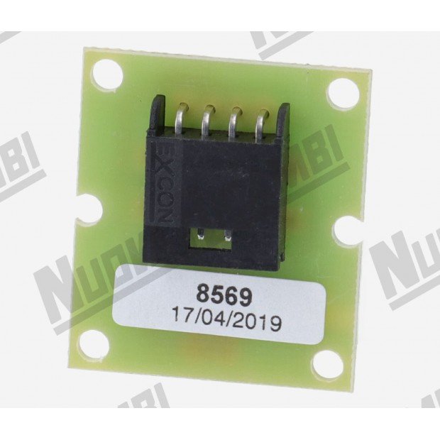 Плата сенсорной панели 1 кнопка - 1 LED - 4 контакта - для LA SPAZIALE S5 (08503)-703557
