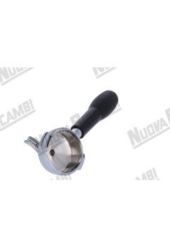 Портафільтр "NR" на 1 чашку - з ручкою "GRIP" M10 - носик 3/8 "NR" - пружина фіксації фільтра - для NUOVA SIMONELLI/ VICTORIA ARDUINO