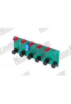 Плата сенсорной панели "CUBIC" 6 кнопок - 5 LED - 20 контактов - для NUOVA SIMONELLI PROGRAM VIP / PREMIER V (04900112)