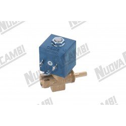 Электромагнитный клапан CEME 2-ходовой 1/4ВР с ручкой регулировки 230В 50/60Гц 17Вт, отверстие Ø3, уплотнение VITON