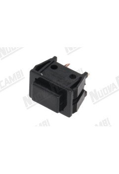 Черная однополюсная кнопка - 250В - 5А - гнездо 18X13.5мм - для CEADO E7XA - E7A - E15A - E8A - E9A - E6XA