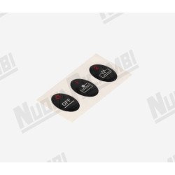 Комплект из 3 наклеек для главного переключателя - M22 - M29 CIMBALI