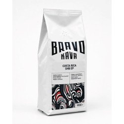 Кава в зернах Bravo Kava Costa Rica SHB EP, 100% арабіка, 1 кг