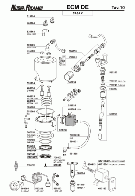 Спецификация ECM DE 10