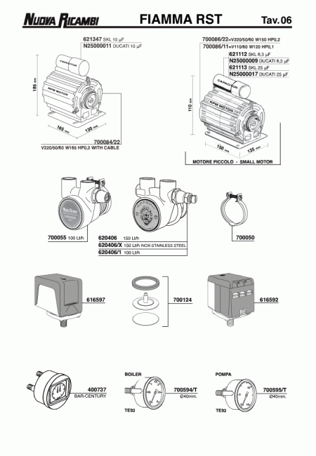 Спецификация Fiamma RST 06