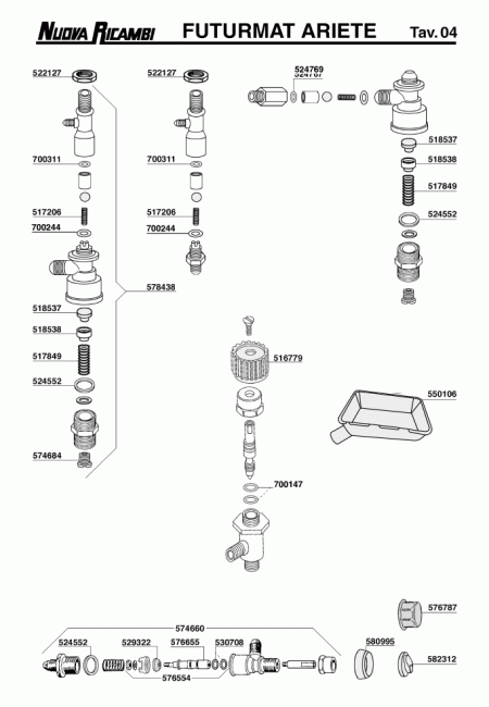 Спецификация Futurmat Ariete 04 Спецификация Futurmat Ariete 04