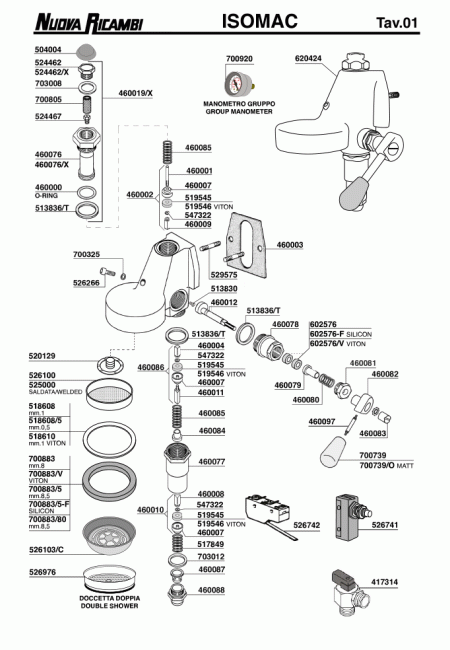 Спецификация Isomac 01