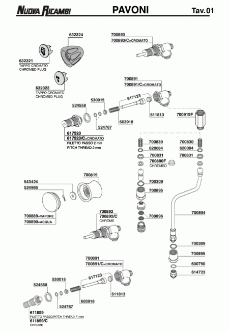 Спецификация La Pavoni 01