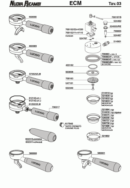 Спецификация ECM 03