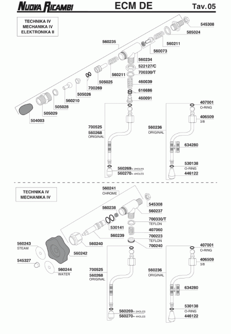 Спецификация ECM DE 05