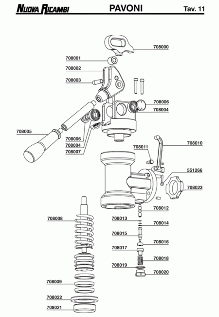 Спецификация La Pavoni 12