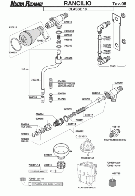 Спецификация Rancilio 06 Спецификация Rancilio 06