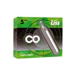 Балончик CO₂ LISS 12 г для пневматики Балончик CO₂ LISS 12 г для пневматики