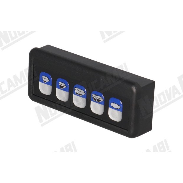 Сенсорна панель 5 кнопок, 5LED SMD 3D5, оригінал EXPOBAR MEGACREM (9.9.07.66G)-507041
