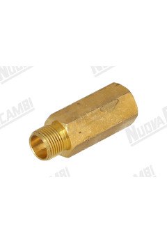 Латунный удлинитель соединения крана воды / пара - G 3 / 8НР-3 / 8ВР - шестигранник 21мм - выс. 57мм - для LA PAVONI BAR / PUB