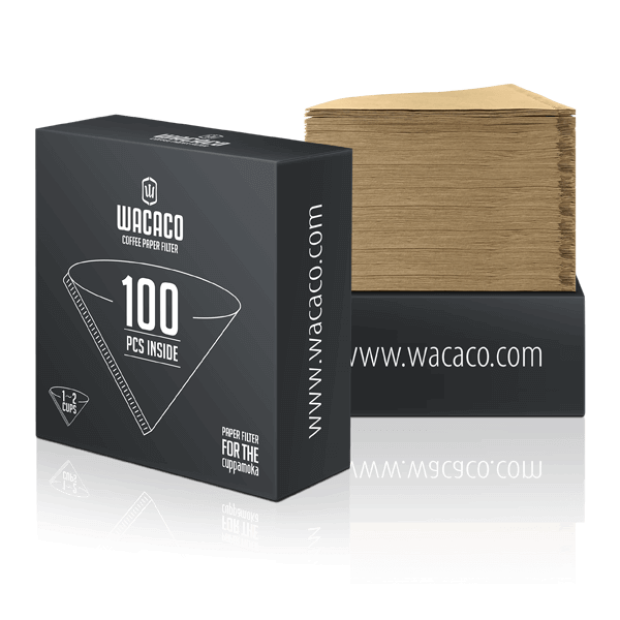 Бумажные фильтра V60 Cuppamoka от Wacaco для кофеварки, дриппера