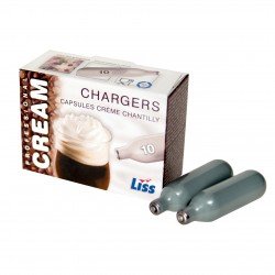 Балончики N2O Liss для вершків, 10 шт. Балончики N2O Liss для вершків, 10 шт.