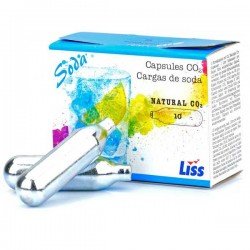 Балончики CO2 Liss для газування, 10шт. Балончики CO2 Liss для газування, 10шт.
