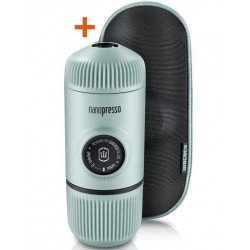 Wacaco Nanopresso Arctic Blue + кейс - портативна кавоварка, мелена кава Wacaco Nanopresso Arctic Blue + кейс - портативна кавоварка, мелена кава
