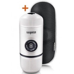Wacaco Nanopresso Chill White + кейс - портативна біла кавоварка, мелена кава Wacaco Nanopresso Chill White + кейс - портативна біла кавоварка, мелена кава