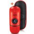 Wacaco Nanopresso Lava Red + кейс - портативна червона кавоварка, мелена кава