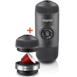 Wacaco Nanopresso + NS адаптер – ручна портативна кавоварка Nespresso Wacaco Nanopresso + NS адаптер – ручна портативна кавоварка Nespresso