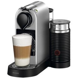Капсульная кофеварка CitiZ and Milk Silver, Nespresso Капсульная кофеварка CitiZ and Milk Silver, Nespresso