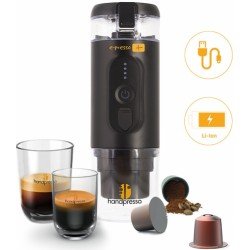 Handpresso e-presso PLUS, портативна кавоварка на акумуляторі Handpresso e-presso PLUS, портативна кавоварка на акумуляторі