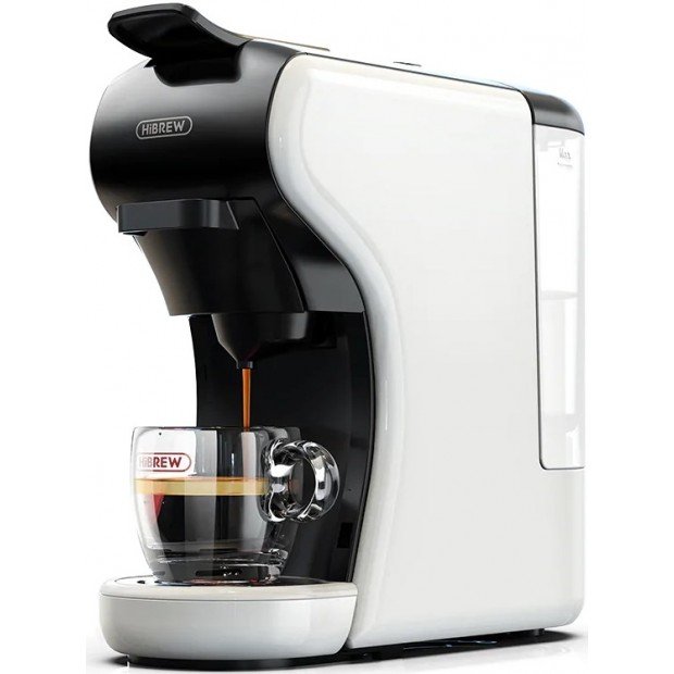 Капсульная кофеварка 4 в 1 HiBREW H1A белая Капсульная кофеварка 4 в 1 HiBREW H1A белая
