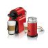 Кавоварка Nespresso Inissia Red + капучинатор Aeroccino 3 Red