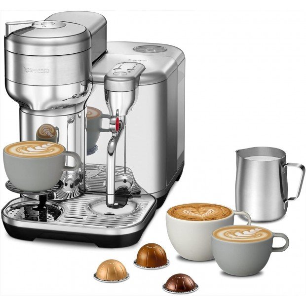 Кофеварка Nespresso Vertuo Creatista, Brushed Stainless Steel Кофеварка Nespresso Vertuo Creatista, Brushed Stainless Steel