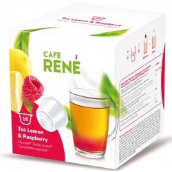 Растворимый чай Rene Lemon & Raspberry, 16 капсул Dolce Gusto Растворимый чай Rene Lemon & Raspberry, 16 капсул Dolce Gusto