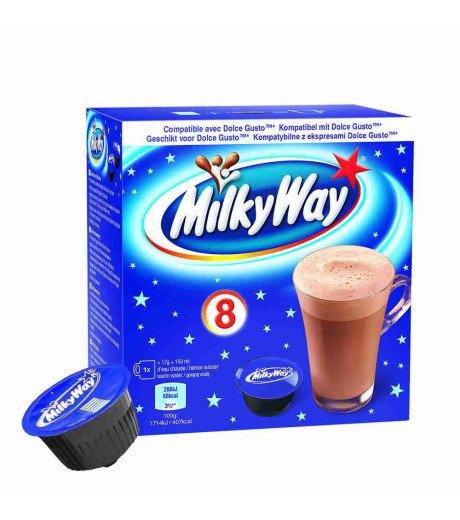 Гарячий шоколад у капсулах Nescafe Dolce Gusto Milky Way 8 шт