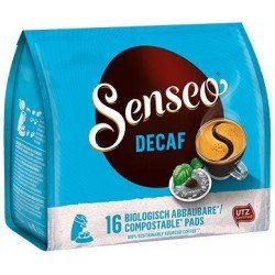 Кофе в чалдах Senseo Decaf, 16 шт. Philips Senseo 62 мм, без кофеину Кофе в чалдах Senseo Decaf, 16 шт. Philips Senseo 62 мм, без кофеину