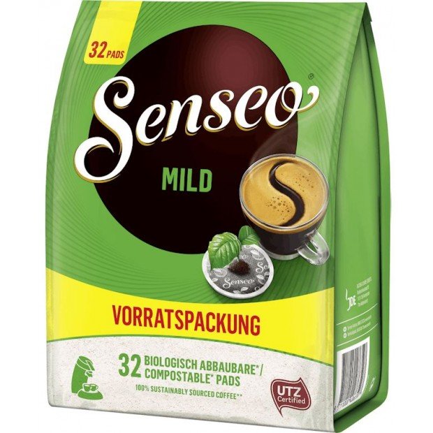 Кофе в чалдах Senseo Mild, 32 шт. Philips Senseo 62 мм Кофе в чалдах Senseo Mild, 32 шт. Philips Senseo 62 мм