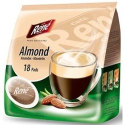 Кава в чалдах Rene Almond, 18 шт. Philips Senseo 62 мм Кава в чалдах Rene Almond, 18 шт. Philips Senseo 62 мм