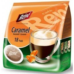 Кава в чалдах Rene Caramel, 18 шт. Philips Senseo 62 мм Кава в чалдах Rene Caramel, 18 шт. Philips Senseo 62 мм