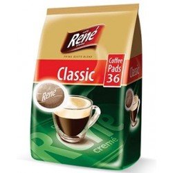 Кава в чалдах Rene Classic, 36 шт. Philips Senseo 62 мм Кава в чалдах Rene Classic, 36 шт. Philips Senseo 62 мм