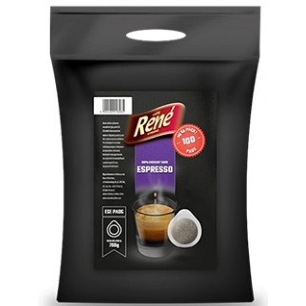Кофе в чалдах Rene Espresso, 100 шт. ESE 44 мм