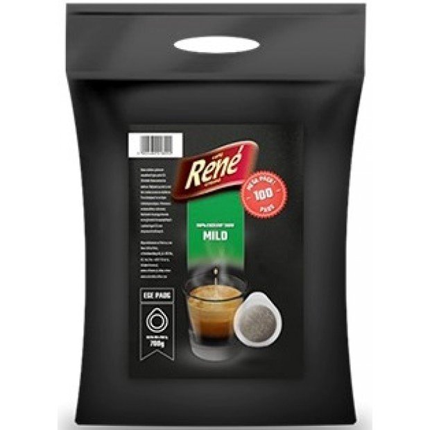 Кава в чалдах Rene Mild, 100 шт. ESE 44 мм Кава в чалдах Rene Mild, 100 шт. ESE 44 мм
