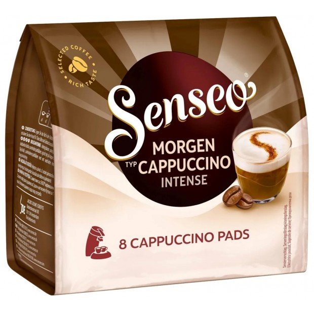 Кофе в чалдах Senseo Morgen Cappuccino Intense, 8 шт. Philips Senseo 62 мм