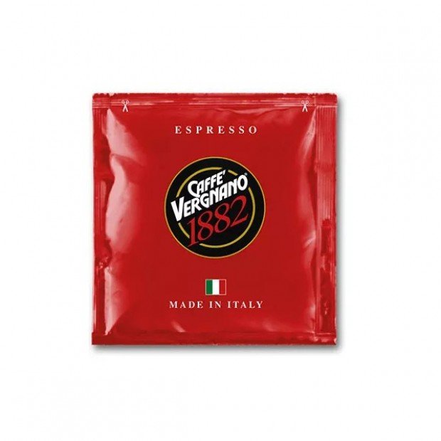 Кава в чалді Caffe Vergnano 1882 Espresso, 1 шт., 44 мм. Кава в чалді Caffe Vergnano 1882 Espresso, 1 шт., 44 мм.
