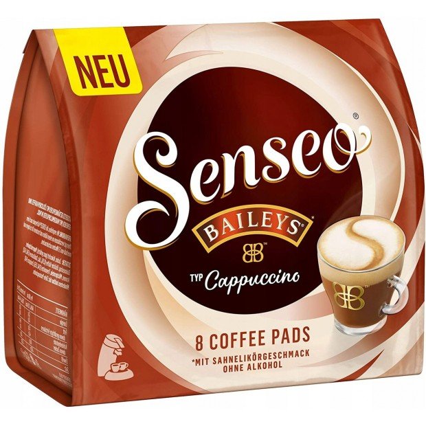 Кофе в чалдах Senseo Baileys Cappuccino, 8 шт. Philips Senseo 62 мм Кофе в чалдах Senseo Baileys Cappuccino, 8 шт. Philips Senseo 62 мм